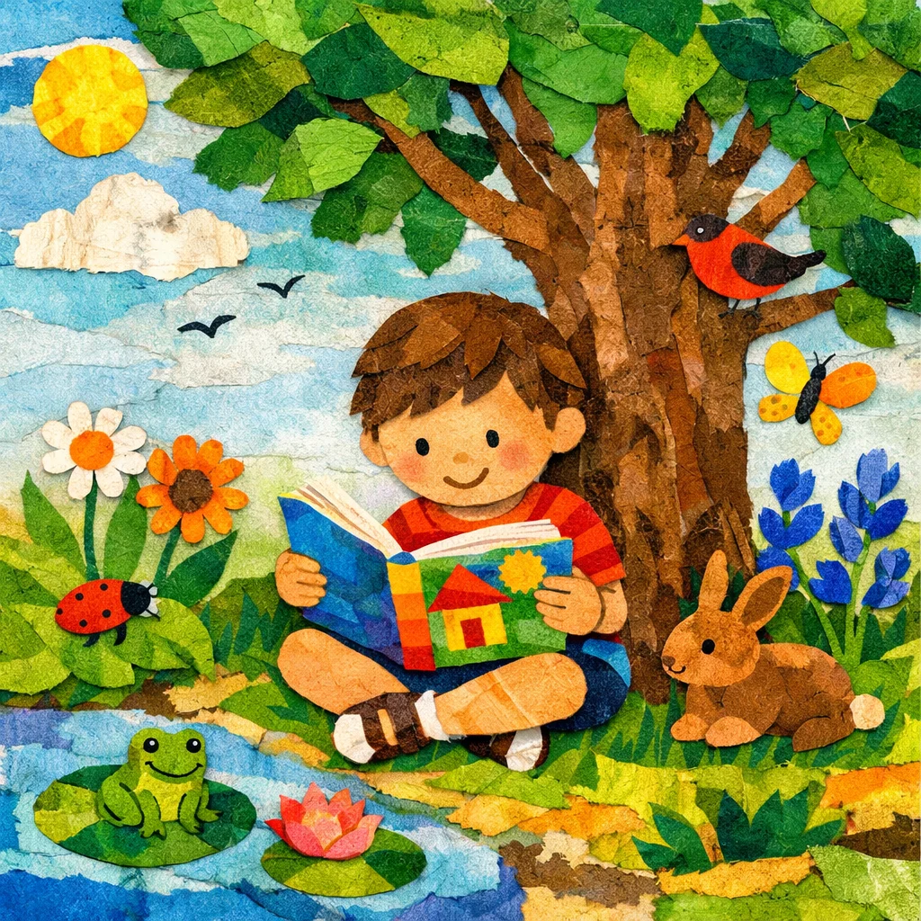 拼贴剪纸 画风预览