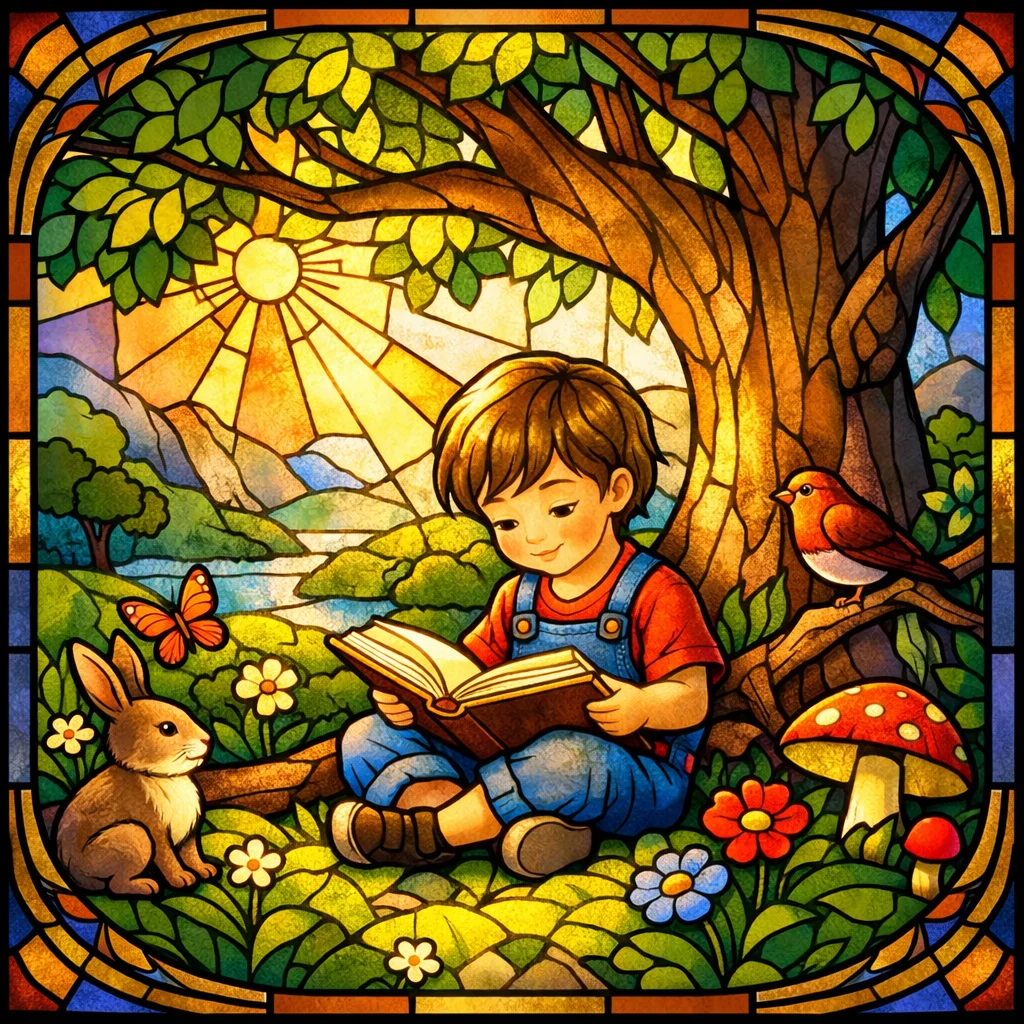 彩色玻璃 画风预览